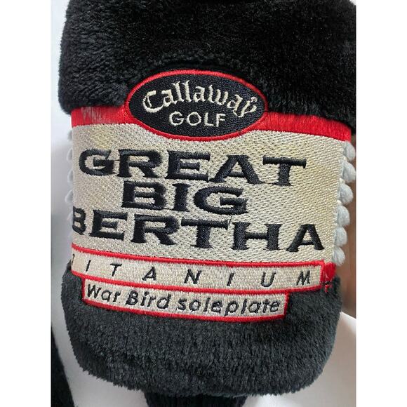 Callaway Golf Club Head Cover Sock Great Big Bertha Titanium War Bird Lot Of 2 - Picture 5 of 6